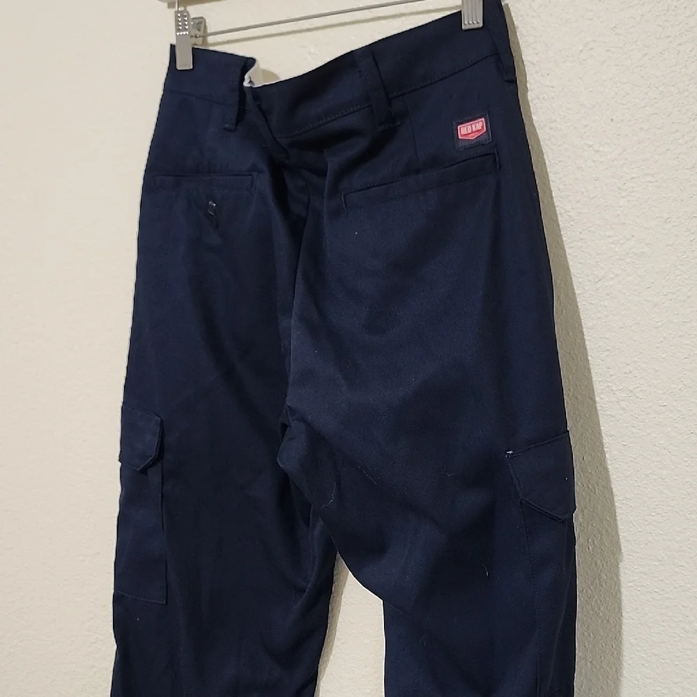 Blue Cargo Pants with Full-Length Fit - Picture 6 of 8